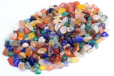 ZenQ 1 lb Gold Sandstone Tumbled Stone Chips Crushed Crystal Quartz Pieces