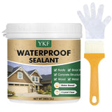 YKF 34oz Clear Transparent Waterproof Sealant, Water-Based Invisible Repairing Leak Agent for Roofs, Walls, Bathroom, Kitchen, G