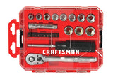 CRAFTSMAN Socket Set, Nano Metric, 3/8 Drive, 24Piece (CMMT12011)