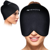 Chenove Migraine Ice Head Wrap, Gel Migraine Relief Cap Headache Relief Hat, Comfortable & Stretchy Ice Cap For Migraines With C