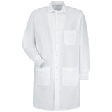 Red Kap Unisex Specialized Cuffed Lab Coat With 3 Front Pockets, White, X-Large
