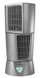 Lasko Wind Tower Platinum Compact Desktop Fan for Home with 3 Speeds, Widespread Oscillation, 14, Gray, 4910