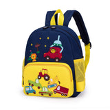 Willikiva Cute Zoo Little 3D Backpack Kids Backpack for Boys and Girls Toddler Backpack Waterproof Preschool Yellow Car One Size