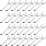 SENENQU 100PCS 4 Inch Pegboard Hooks Peg Board Hooks Accessories Fit 1/8and 1/4Peg Board with Rubber Tipped, Metal Pegbo