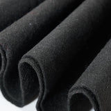 Soft Black Felt Fabric 36X 72/ 1.6mm Thick Sewing Patwork Material Large Craft Felt Roll Fabric by The Yard