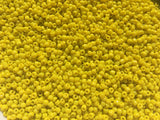 Seed Beads Size:11/0 50 gr / 1.76 oz (Yellow Opaque)