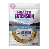 Health Extension Oven-Baked Dog Treats, 2.25lb (1.02kg), Salmon & Kale Recipe - Gluten & Grain-Free, Superfood-Infused, Crunchy