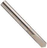 Chicago Latrobe 780 Solid Carbide Spade Drill Bit, Uncoated (Bright) Finish, Round Shank, 118 Degree Conventional Point, 1/4 Si