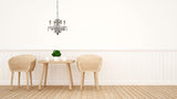 Elegant Lighting Living District Indoor Modern Home Decorative Bright Ceiling Azalea Collection Pendant D15In H12In Lt:4 Chrome