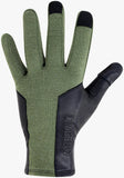 ONETAC Short Cuff Touch Screen Pilot Nomex Flight Flyers Duty Work Gloves, Goat Leather Skin Tight Palm (Green/Black, Small)