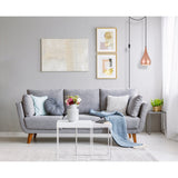 Living District Nora 1-Light Mid-Century Aluminum Pendant In Honey Gold