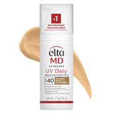 EltaMD UV Daily Tinted SPF 40 Face Sunscreen Moisturizer with Zinc Oxide, Tinted Daily Face Moisturizer with SPF, Sunscreen for