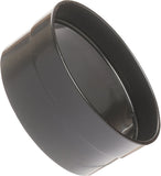 Loc-Line Anti-Static Vacuum Hose Component, Black Acetal Copolymer, Sheet Metal Duct Adapter, 3 Diameter (Pack of 10)