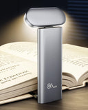 86lux Book Light, Reading Light for Book in Bed, USB Rechargeable LED Night Light with 3 Colors & Limitless Dimming,Bookmark Lig