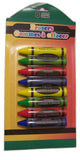 Crayon Easer 8 Pack ~ 2 of Each Color (Yellow, Green, Red, Blue)