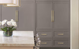 Amerock | Appliance Pull | Golden Champagne | 18 Inch (457 Mm) Center To Center | Blackrock | 1 Pack | Drawer Pull | Drawer Hand
