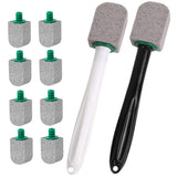 Hbbgdiy 12Pcs Pumice Stone Toilet Bowl Cleaner with Plastic Handle Hard Water Stain Remover for Bathroom Cleaning Toilet Ring Re
