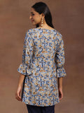 Libas Women'S Viscose Rayon Regular Kurti (29157_Blue Blue 2Xl