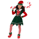 Morph Elf Costume For Girls - Christmas Elf Dress For Kids - Festive Holiday Outfit - Perfect For Christmas Celebrations, 4-6 Ye