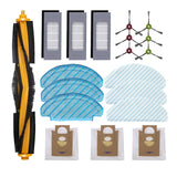 Replacement Spare Parts for Ecovacs Deebot N10 N10+ N8 T8 Series Robot Vacuum 1 Main Brush 3 Pair Side Brush 3 Filter 6 Mop Pad