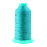 Mandala Crafts Size 207 630D T210 Bonded Nylon Thread - Turquoise 800 YDs Tex 210 Heavy Duty Sewing Threads for Leather, Jeans,