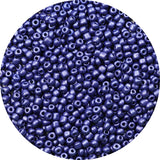 Bala&Fillic Navy Blue Color 4mm Seed Beads About 1200pcs/100Grams in Bag, 6/0 Glass Craft Beads for Making Bracelet and Necklace