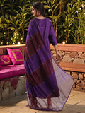 Anni Designer Women'S Rayon Viscose Anarkali Embroidered Kurta With Pant & Dupatta (Gsk Purple-Vks02_S_Purple_Small),Purple,S,Rayon Viscose,Anarkali,