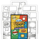 Zibuyu Blank Comic Book, Kids Adults, Paper, 30 Sheets, Storyboard, 21x14cm