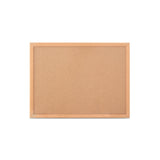 Staples 1781982 Standard Cork Bulletin Board Oak Finish Frame 2-Ft W x 1.5-Ft H