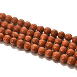 Asingeloo 6mm Goldsand Natural Stone Beads Semiprecious Gemstones Round Loose Beads for DIY Jewelry Making 15inch Full Strand