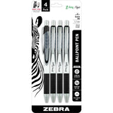 Zebra Pen Corp 21914 1.2 mm. ZGrip Flight Retractable Ballpoint Pen, Black