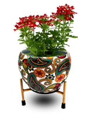 Design Decor Gallery Designer Indoor Plant Pots With Stand Table Top Decorative Metal Plant Pots For Living Room, Balcony And