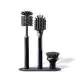 Curio Home Goods Ionic Brush Set, Onyx/Black