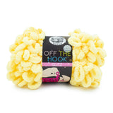 (1 Skein) Lion Brand Yarn Off The Hook Glitz No Needle Bulky Yarn, Banana