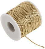 Morex Ribbon 1318/50634 Stretch Cord Polyester Ribbon, 50 yd, Gold