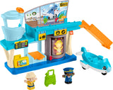 Fisher-Price Little People Toddler Toys Everyday Adventures Airport Playset With Airplane For Preschool Pretend Play Ages 1+ Yea