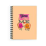 Plan To Gift Notebook Unruled You Complete Me Notebook Wire Bound Spiral Printed Pages:160 (Size A5)