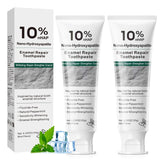 10% Nano Hydroxyapatite Toothpaste, Fluoride Free Toothpaste for Sensitive Teeth, Helps Strengthen Enamel, Freshens Breath, Dail