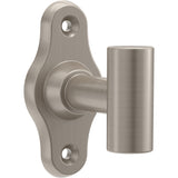 FRANKLIN BRASS Calloway (1-Pack) Towel Hooks Satin Nickel Single Bathroom Hooks Wall Mounted for Robes & Towels Hand Towel Hook