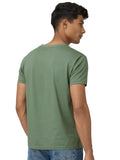 Xyxx Men'S Solid Regular Fit T-Shirt (Xy_Cr15_Tshirt_1_Sage Green
