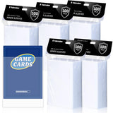 Fabmaker 500 Pack Inner Card Sleeves, Premium Clear Perfect Fit Inner Sleeves for Double-Sleeving, Protect All Your Standard MTG