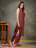 Stylum Women'S Woven Designed Cotton Blend Straight Kurta Pant With Dupatta (In, Alpha, Xl, Regular, Rose)