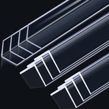 Sasylvia 10 Pcs Clear Corner Protectors for Walls, Vinyl Corner Guards Trim, Avoid Scratching, Edge Protection Decoration for Do