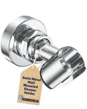 HammerHead Showers Solid Metal Handheld Shower Head Holder Wall Mount - Chrome - Adjustable Screw Mounted Shower Wand Holder wit