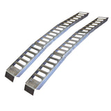 CARGOSMART 3094 Steel Tri-Fold Ramp with Punch Out Pattern (2pk) - Easily, Safely Load & Unload Push Mowers, Appliances, Compact