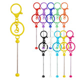 10Pcs Beadable Keychains Bars Beadable Keychains Making Kits for DIY Crafts Thank You Gifts