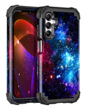 Hekodonk for Galaxy A16 5G Case,Three Layer Heavy Duty Shockproof Protection Hard Plastic+Soft Silicone Full Body Drop Protectiv