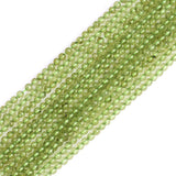 GEM-Inside Peridot Green Gemstone Loose Beads for Jewelry Making Genuine Natural Tiny Semi Small Round Crystal Energy Power Ston