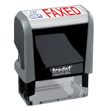 FAXED Trodat Printy 4912 SelfInking Two Color Stock Message Stamp