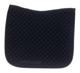 Equinavia Harstad Dressage Saddle Pad | Classic & Durable | Moisture-Wicking Tricot Backing - Navy - Horse